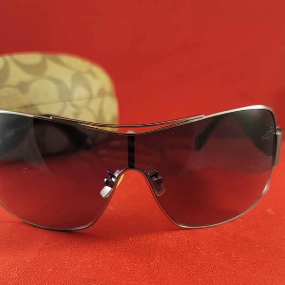 Coach Womens Hazel S563 size 57-18-120 Tortoise/Brown Aviator Sunglasses w/Case - Picture 2 of 11